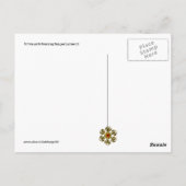 KÜCHE MIT ROSE, Schwarz und Weiß Postkarte (Rückseite)