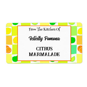 Küche mit Zitronen-, Limonen- und Orangen-Zitrusfr
