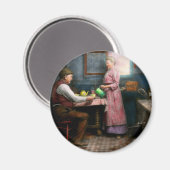 Küche - Morgenkaffee 1915 Magnet (Vorderseite/Rückseite)