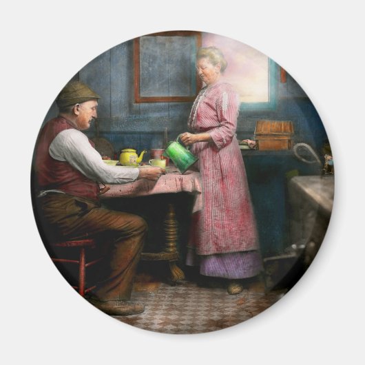Küche - Morgenkaffee 1915 Magnet (Vorne)