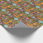 Küche | Muster 3 Geschenkpapier (Ecke)