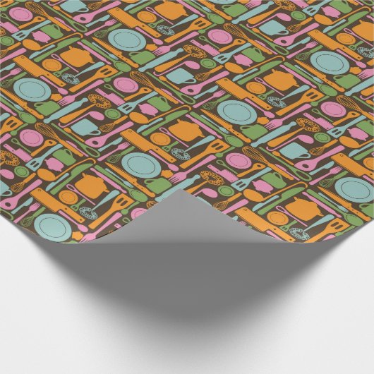 Küche | Muster 3 Geschenkpapier (Ecke)