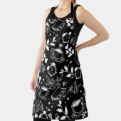 Küche niedlicher Teekaffee schwarz-weiß Schürze (InSitu)