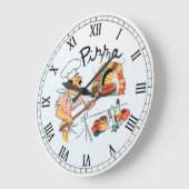 Küche oder Restaurant Große Wanduhr (Winkel)