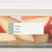 Küche Organisation Food Labels Avocado Muster Etiketten (Befestigt)