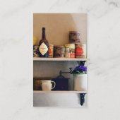 Küche Pantry Visitenkarte (Rückseite)