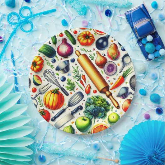 Küche. Pappteller (Party)