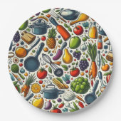 Küche. Pappteller (Vorderseite)