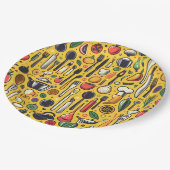 Küche. Pappteller (Schrägansicht)