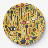 Küche. Pappteller (Vorderseite)