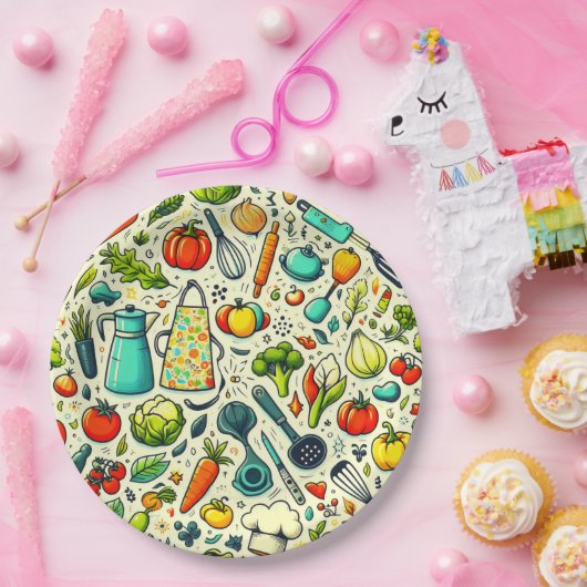 Küche. Pappteller (Party)