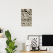 Küche Poster (Heimbüro)