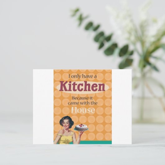 Küche Postkarte (Stehend Vorderseite)
