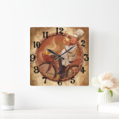 Küche Quadratische Wanduhr (Zuhause)