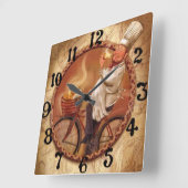 Küche Quadratische Wanduhr (Winkel)
