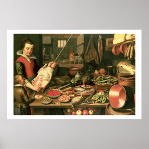 Küche Räume mit einem Haushaltshilfe Poster