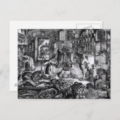 Küche Räume Postkarte (Vorne/Hinten)