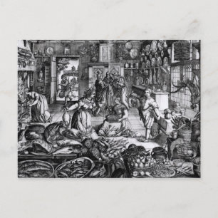 Küche Räume Postkarte