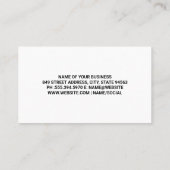 Küche Räume Zuhause | Bau | Realtor Visitenkarte (Rückseite)