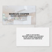 Küche Räume Zuhause | Bau | Realtor Visitenkarte (Vorne/Hinten)