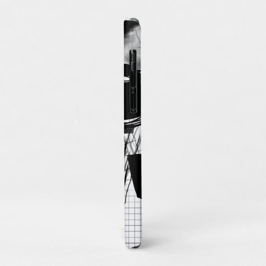 Küche Schwarz-Weiß Case-Mate iPhone Hülle (Hinten/Links)