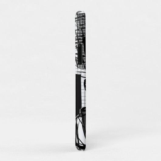 Küche Schwarz-Weiß Case-Mate iPhone Hülle (Hinten/Rechts)