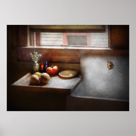 Küche - Sink - Farm Küche Poster (Vorne)