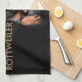 Küche Towl Rottweiler Handtuch (Viertel Falte)