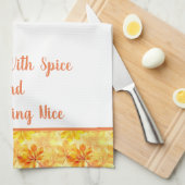 Küche Tuch-Gesegnet mit Gewürz und alles Geschirrtuch (Viertel Falte)