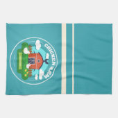 Küche Tuch-Huhn Bauernhof Geschirrtuch (Horizontal)