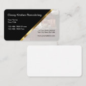 Küche und Bad, die Visitenkarten umgestalten Visitenkarte (Vorne/Hinten)