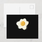 Küche und Kochen Spiegelei ist Postkarte (Vorne/Hinten)