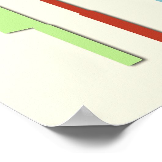 Küche Utensil Silhouetten ORBLC Poster (Ecke)