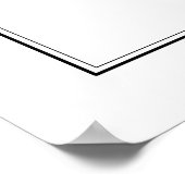 Küche Utensils Art | Nur essen es lustig Poster (Ecke)