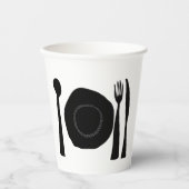 Küche Utensils Pappbecher (Vorderseite)