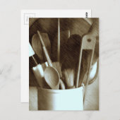 Küche Utensils Postkarte (Vorne/Hinten)