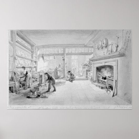 Küche von Herrn Sander's Coffee and Eating Poster (Vorne)