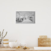 Küche von Herrn Sander's Coffee and Eating Poster (Küche)