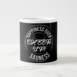 KÜCHE WÄHLE GLÜCKLICH AUFMUNTERUNG SPEZIAL-TASSE Jumbo-Tasse