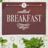 Küche Weisheit Essen ohne Wein Geschirrtuch (Gefaltet)