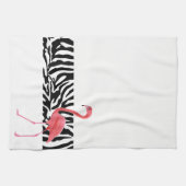 Küchec$tuch-zebra-Druck/Flamingo Handtuch (Horizontal)
