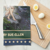 KücheHandtuch mit Ihrem Namen Geschirrtuch (Viertel Falte)