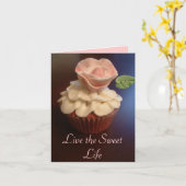 Kuchen-Anmerkungs-Karte Karte (Gelbe Blume)