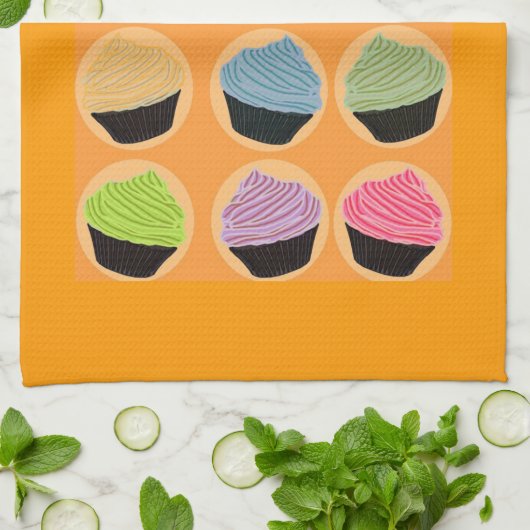 Kuchen-Aromen Geschirrtuch (Gefaltet)