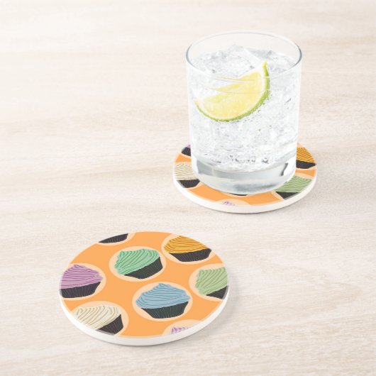 Kuchen-Aromen Getränkeuntersetzer (Seite)