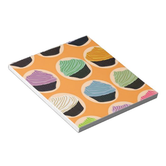 Kuchen-Aromen Notizblock (angewinkelt)