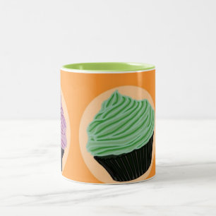 Kuchen-Aromen Zweifarbige Tasse