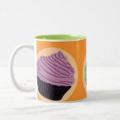 Kuchen-Aromen Zweifarbige Tasse (Links)