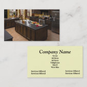 Küchen-Auftragnehmer-Visitenkarte Visitenkarte (Vorne/Hinten)