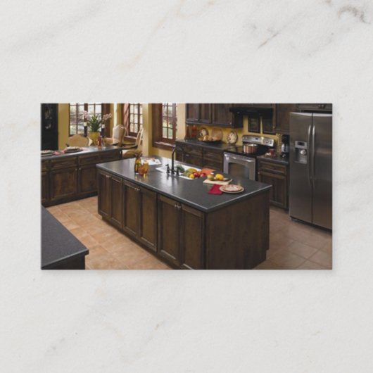 Küchen-Auftragnehmer-Visitenkarte Visitenkarte (Vorderseite)